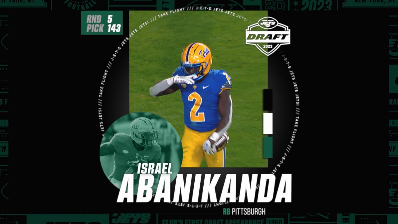 2023 NFL Draft: RB Israel Abanikanda, Pittsburgh, Round 5, Pick 143