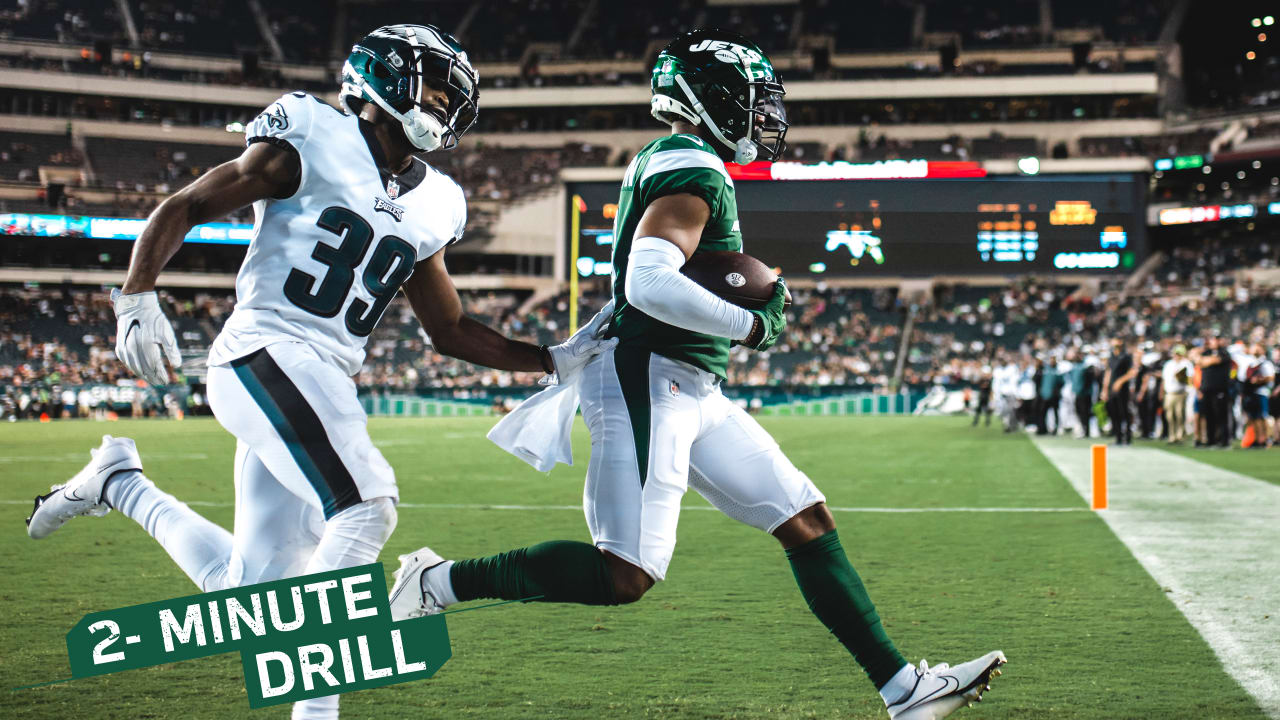 New York Jets wide receiver Calvin Jackson (9) in action against the Philadelphia  Eagles during an NFL pre-season football game, Friday, Aug. 12, 2022, in  Philadelphia. (AP Photo/Rich Schultz Stock Photo - Alamy