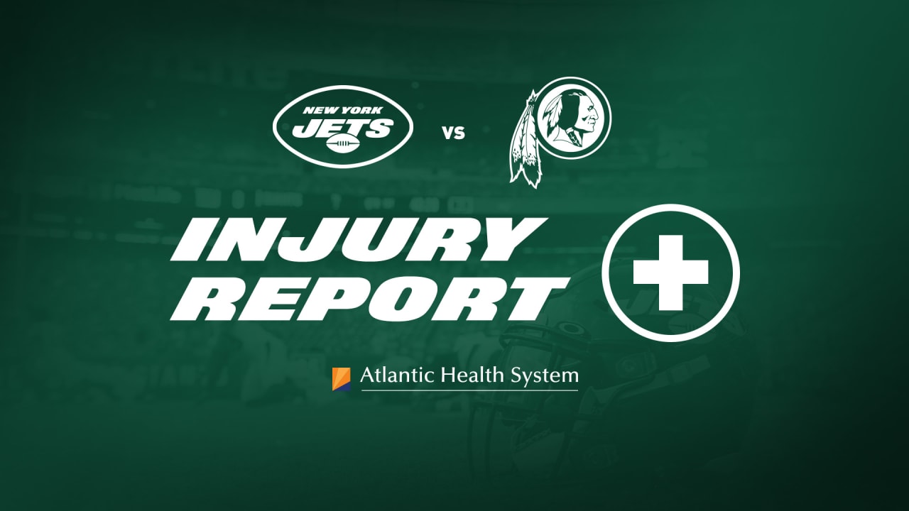 Jets Injury Report Week 11 at Redskins Friday