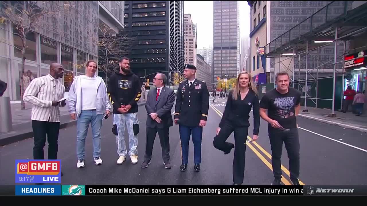 TE C.J. Uzomah Joins 'Good Morning Football' to Talk Salute to Service