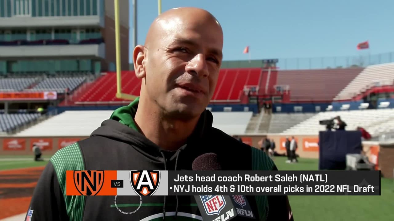 Robert Saleh Senior Bowl Pregame Interview