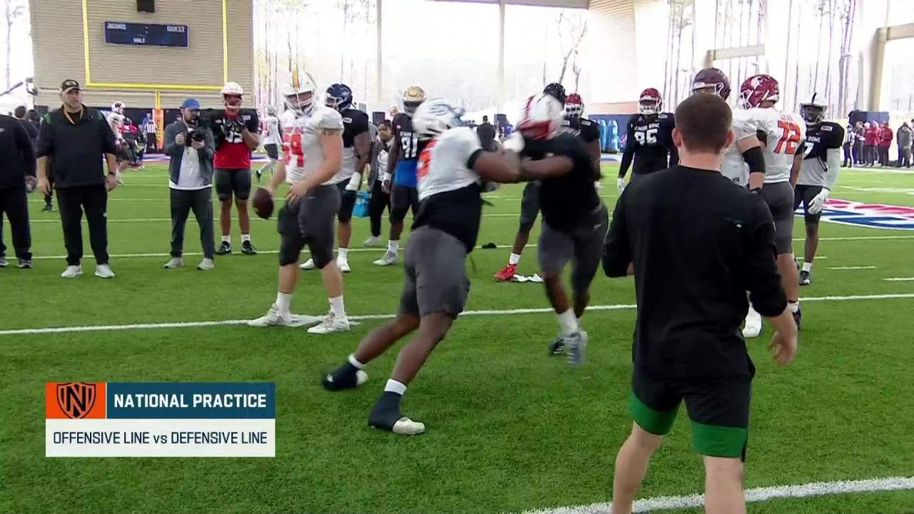 Jets assistant Ron Middleton intensely pumps up Senior Bowl team (Video)