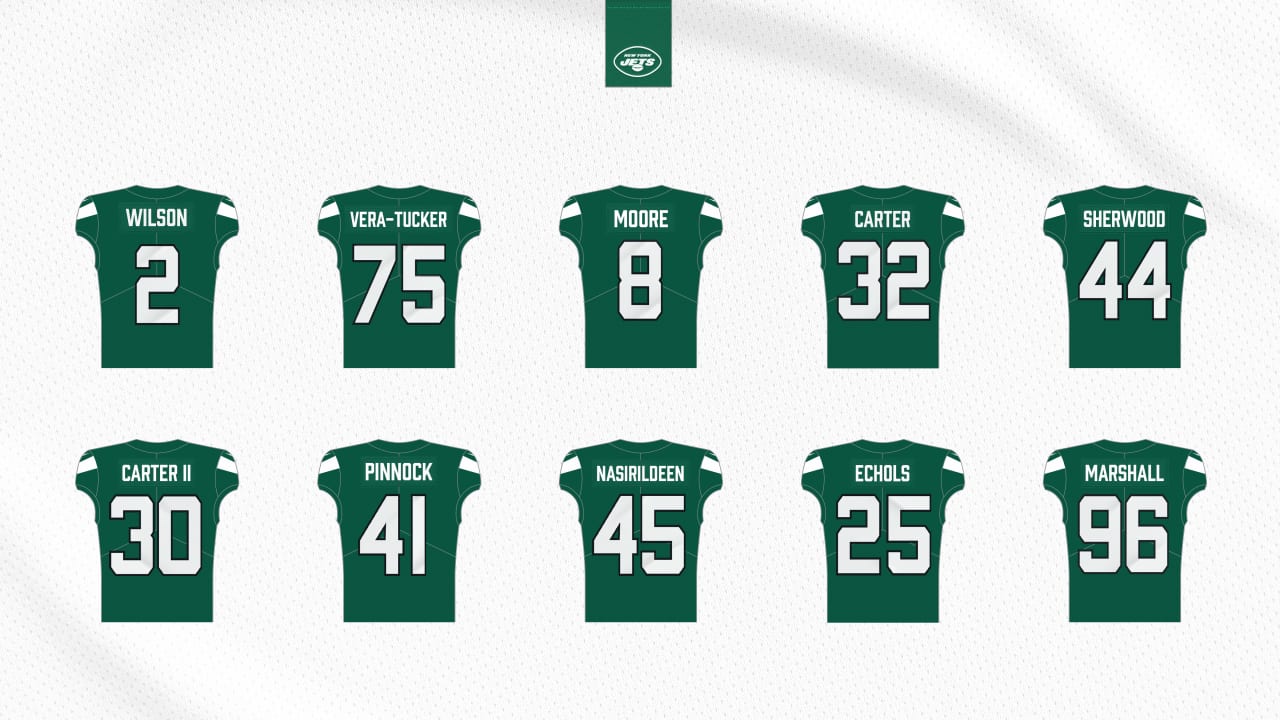 NY Jets reveal initial jersey numbers for rookie class