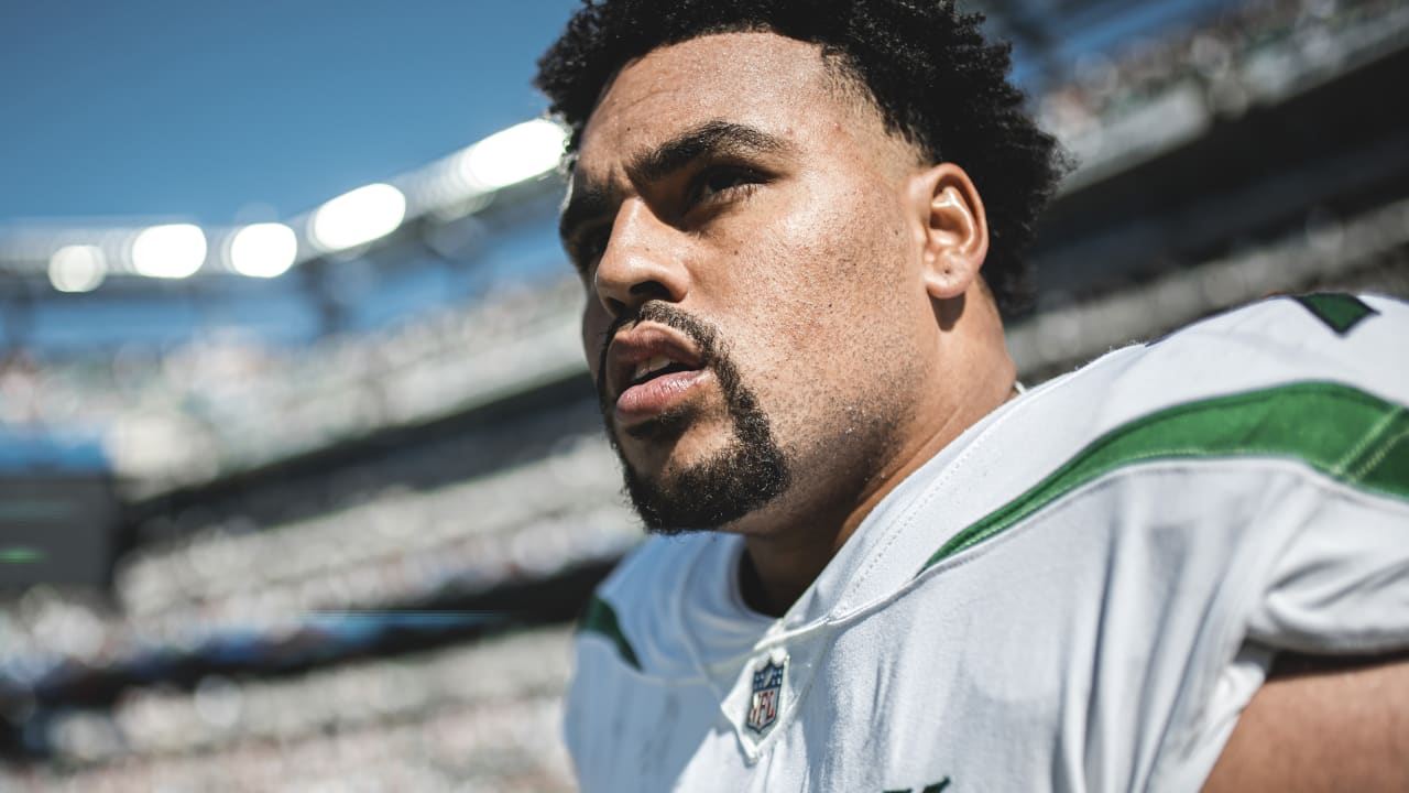 EXCLUSIVE: Jets' Alijah Vera-Tucker on his move to RT, locker room