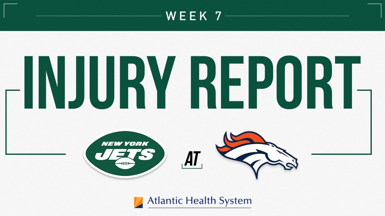 Latest Injury Updates For New York Jets