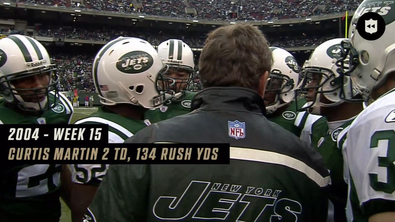 Curtis Martin's 2 TD, 134-YD Day vs. Seahawks in 2004, NFL Throwback, The New  York Jets