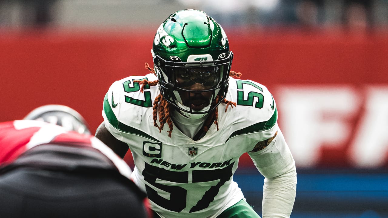 New York Jets LB C.J. Mosley speaks after vaccination