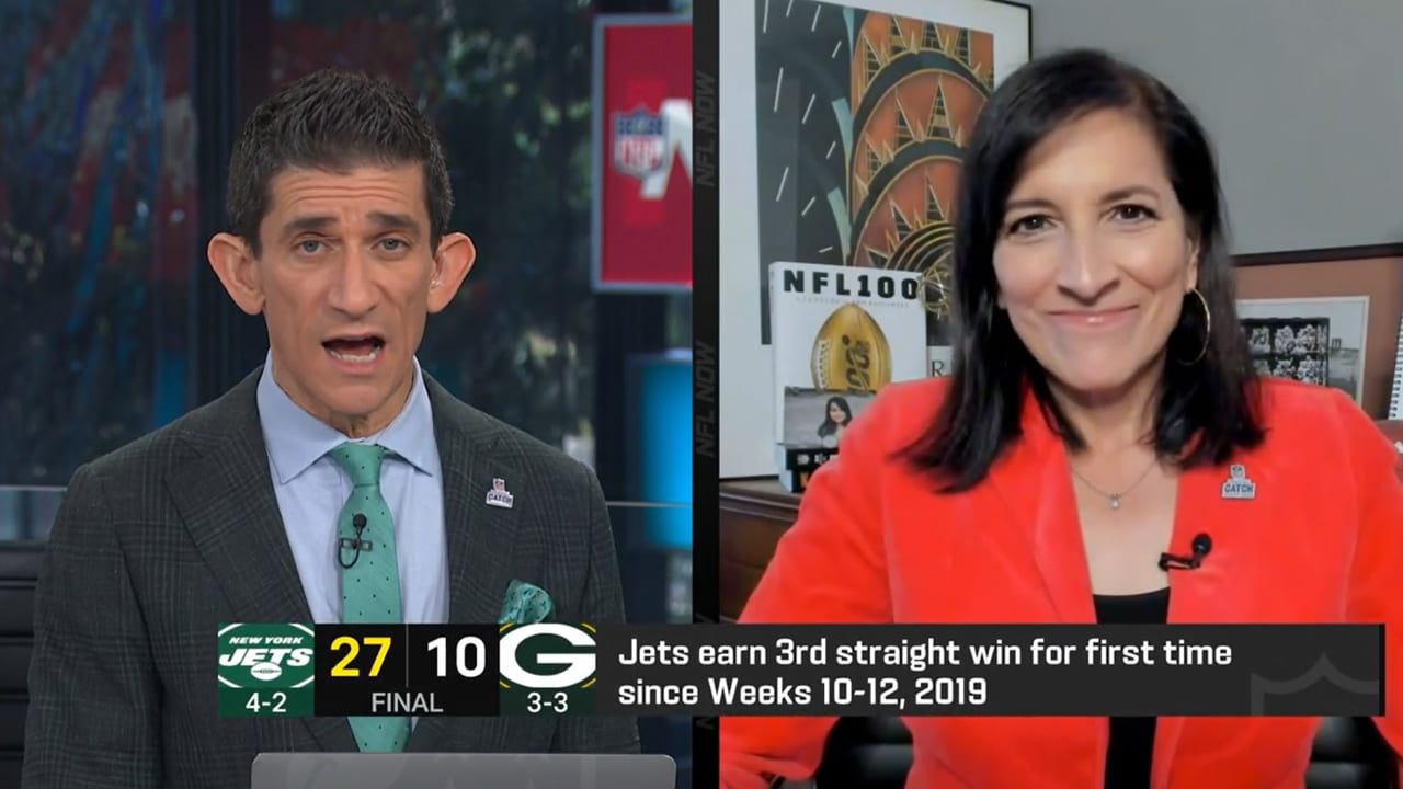 Senior National Columnist Judy Battista: New York Jets added wide receiver  Randall Cobb to help with quarterback Aaron Rodgers' transition to team