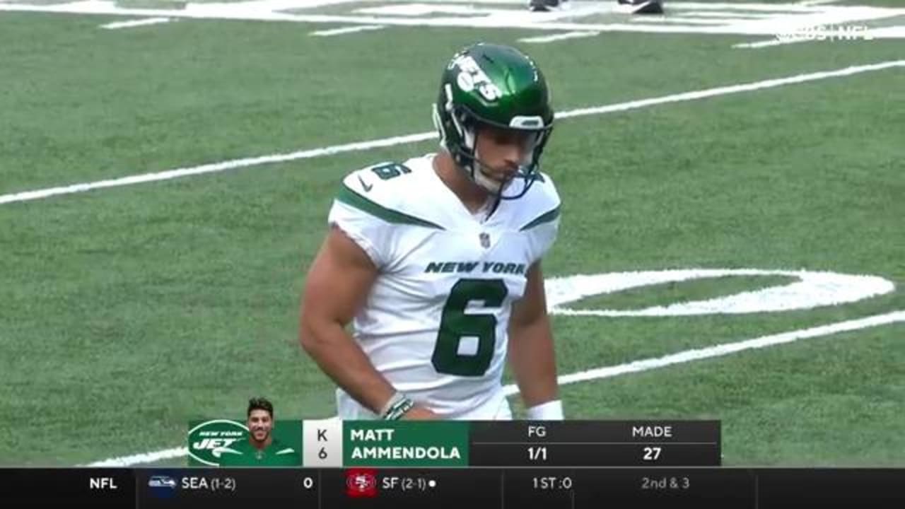 New York Jets kicker Matt Ammendola punted for first time ever in NFL debut  - Sports Illustrated New York Jets News, Analysis and More