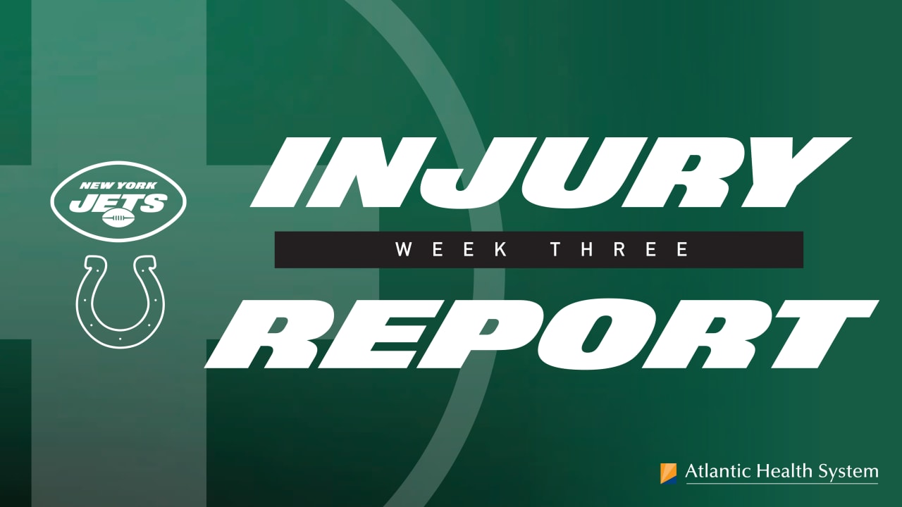 Indianapolis Colts on X: Wednesday's injury report for #NYJvsIND