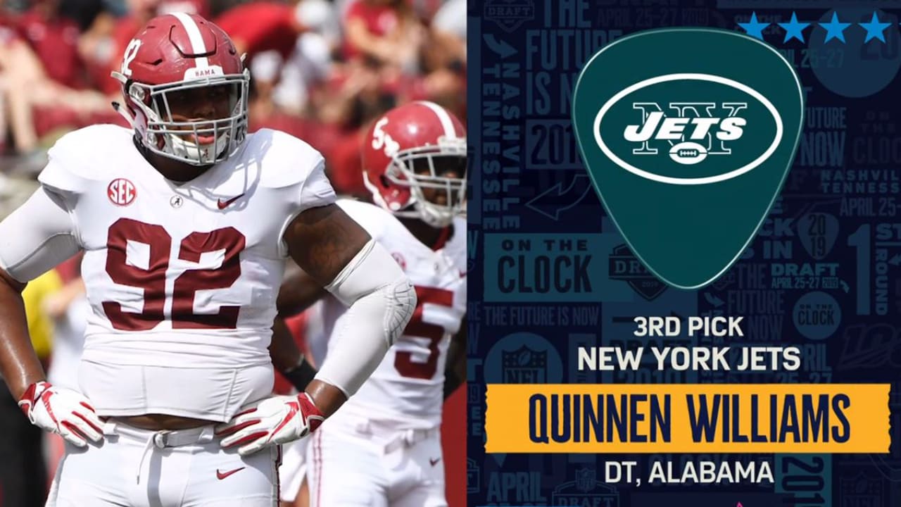 Charles Davis Mock Draft 1.0 Jets Select Alabama DL Quinnen Williams