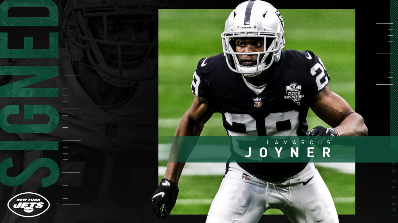 Lamarcus Joyner New York Jets Framed 10.5 x 13 Sublimated