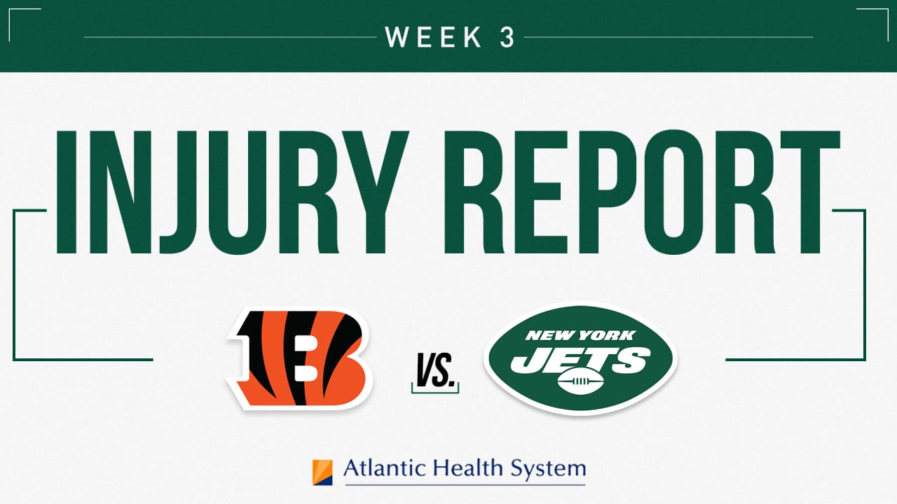 Bengals-Jets by the numbers and numerous notes/tidbits plus injury report