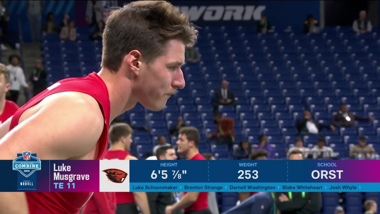 Fastest tight end at Combine: Which TE ran the fastest 40-yard dash in 2022?  [VIDEO] - DraftKings Network