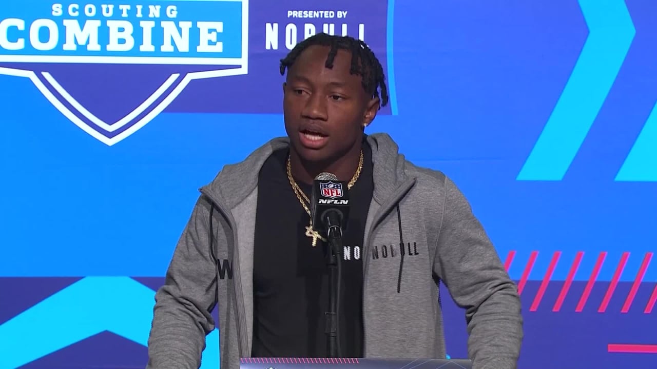 WR Zay Flowers (Boston College) NFL Combine Press Conference