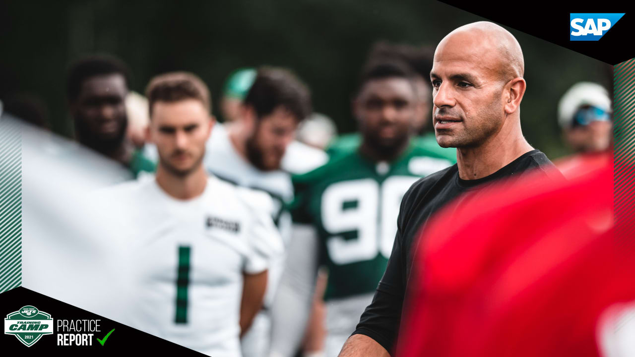 Jets' Robert Saleh tests Zach Wilson with chaotic practices