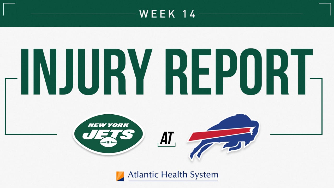 Bills vs. Jets Injury Report, Inactives – Week 1 - Bleacher Nation