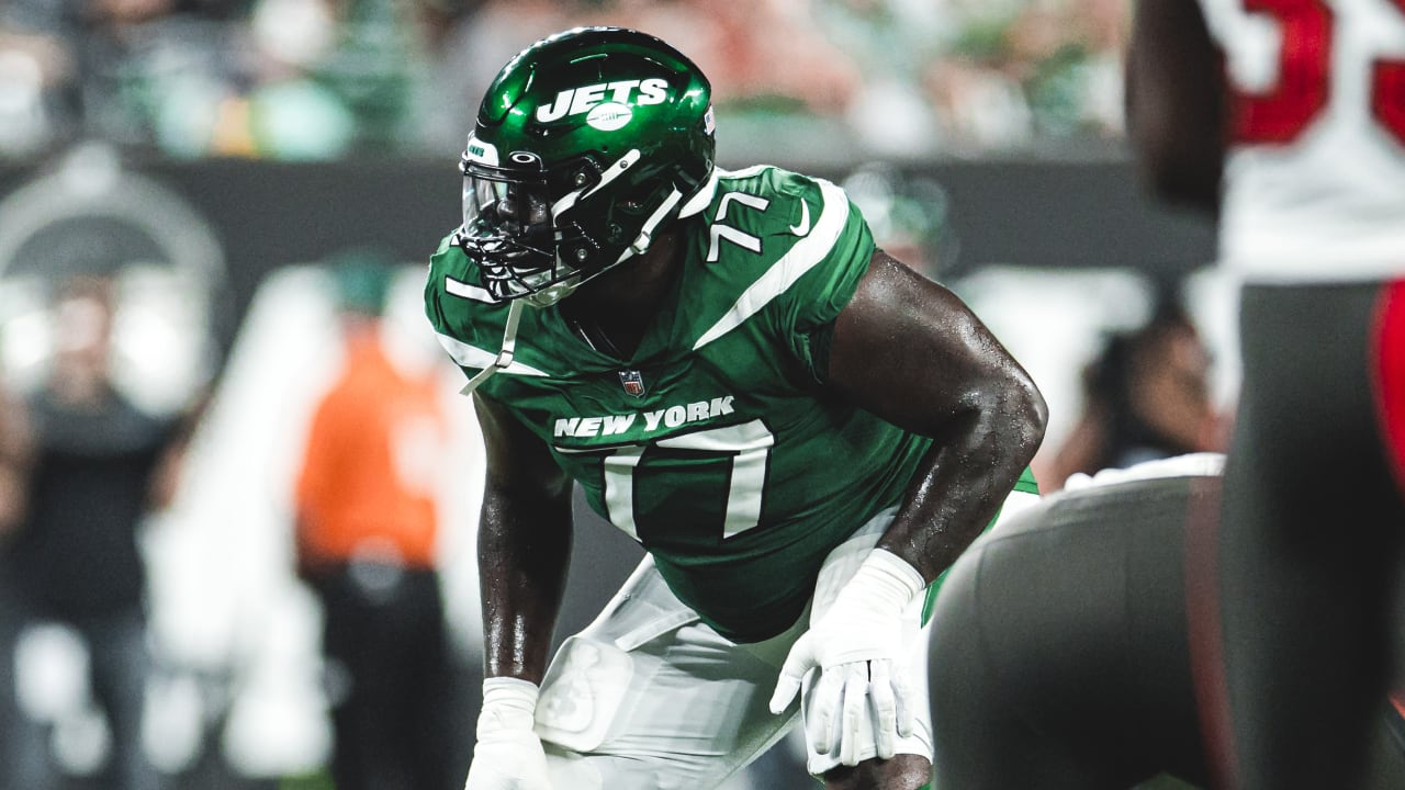 Jets HC Robert Saleh responds to Mekhi Becton's tweet: 'Go earn