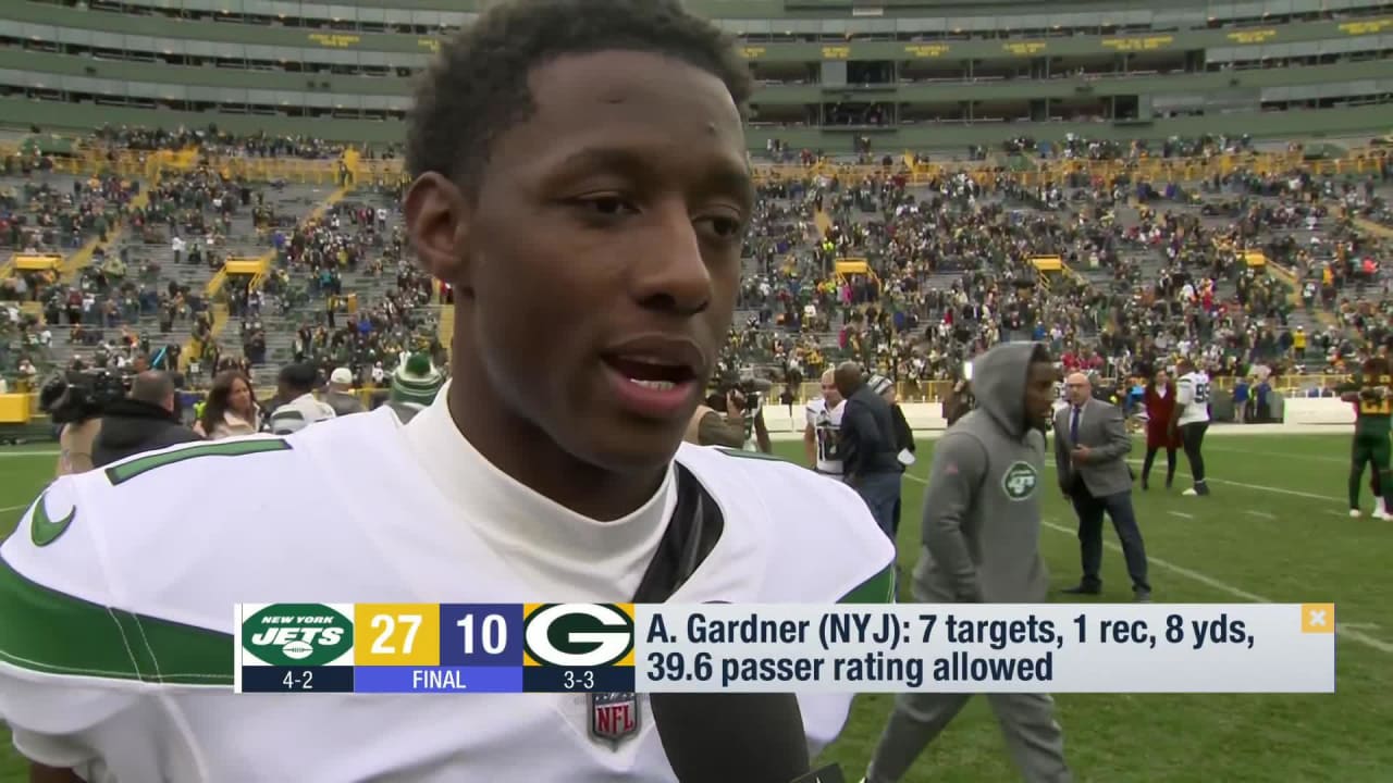 NFL Network  Sauce Gardner Reacts to Week 6 Win vs. Packers