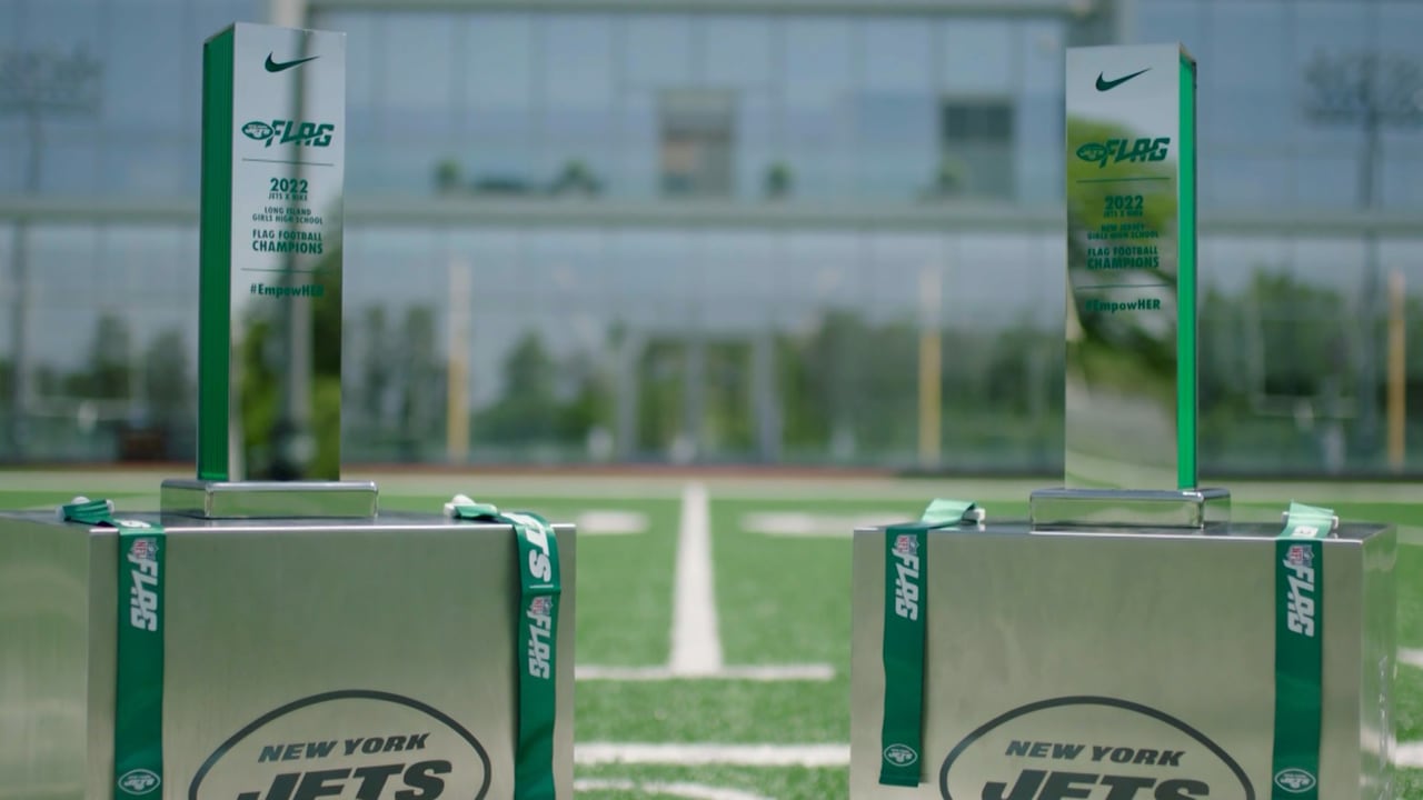 Plainfield Lady Cardinals Experience Flag Football Jamboree at NY Jets  Training Center (Video)