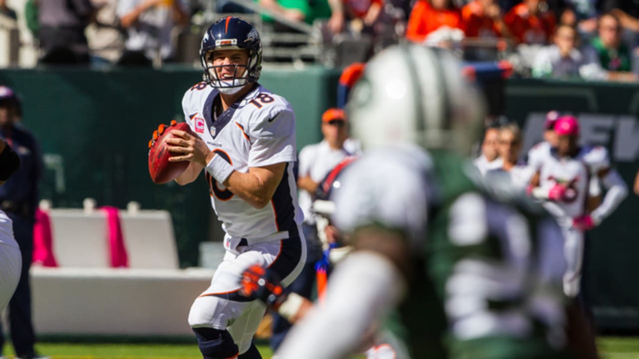 Facing Jets, Peyton Manning 5 TDs from record