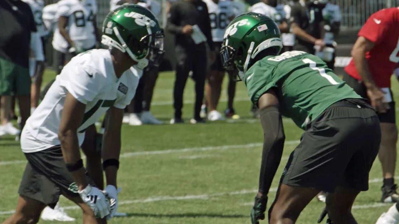 Sauce Gardner vs. Garrett Wilson at Jets Training Camp