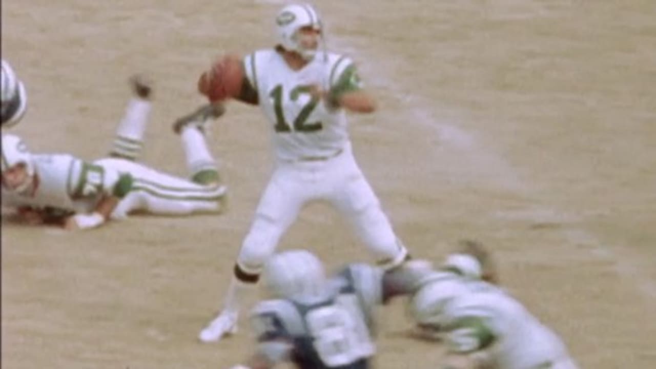 NY Jets vs SF 49ers November 1971 return of Joe Namath - NFL Action 