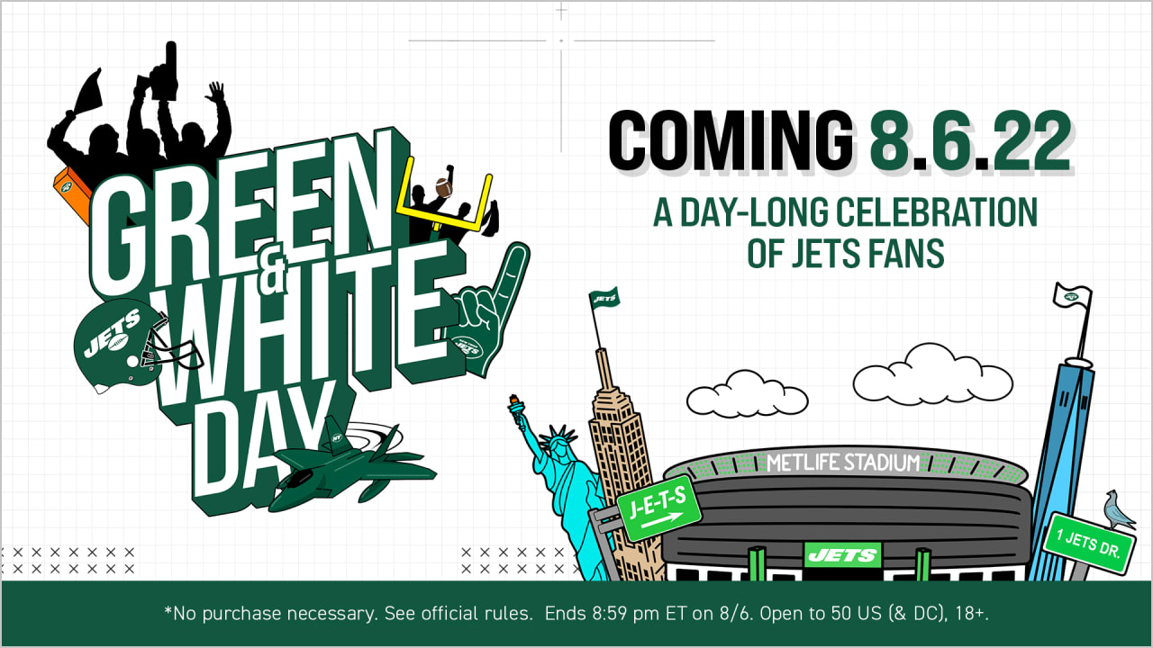 Jets Announce First-Ever Green & White Day, 8/6