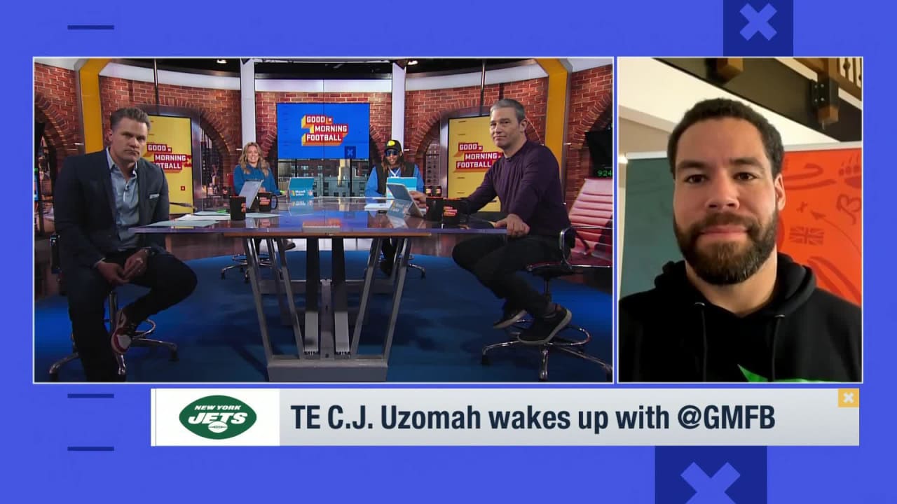 C.J. Uzomah Discusses the Launch of the Jets and Bears NFL Girls Flag ...