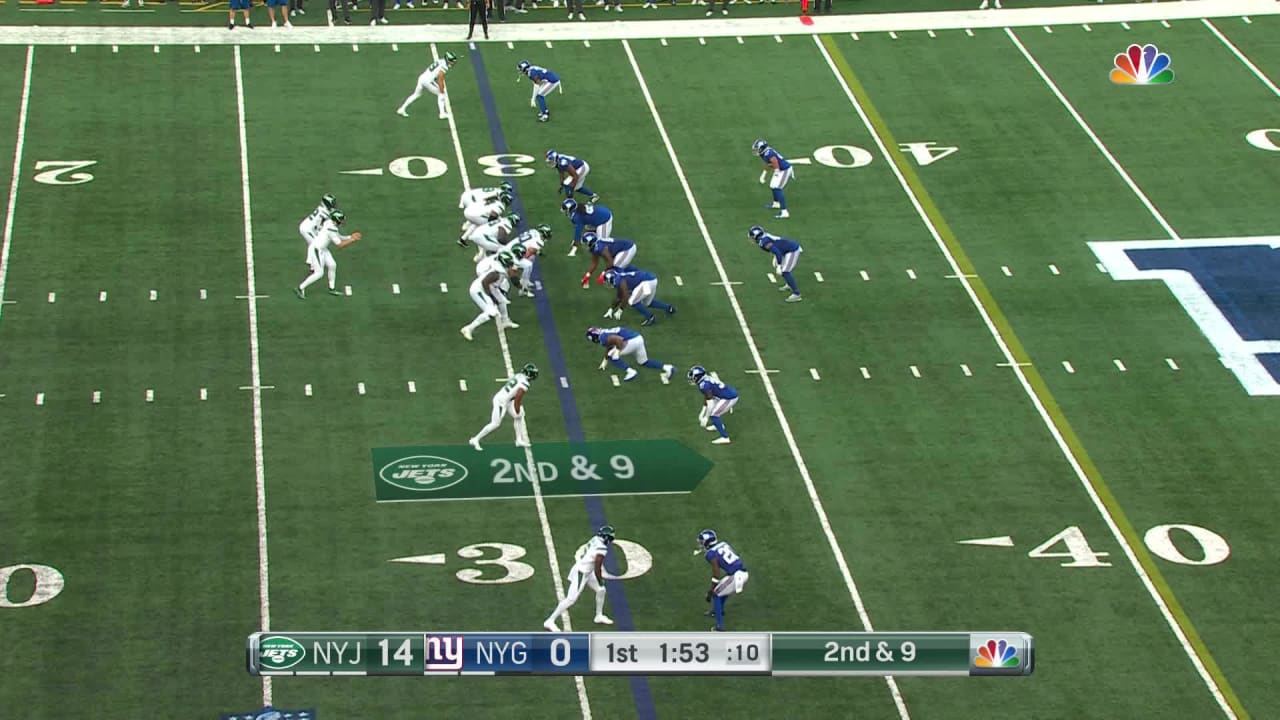 Highlight | Jeremy Ruckert Stiff-Arm's Defender After a 13-Yard Completion