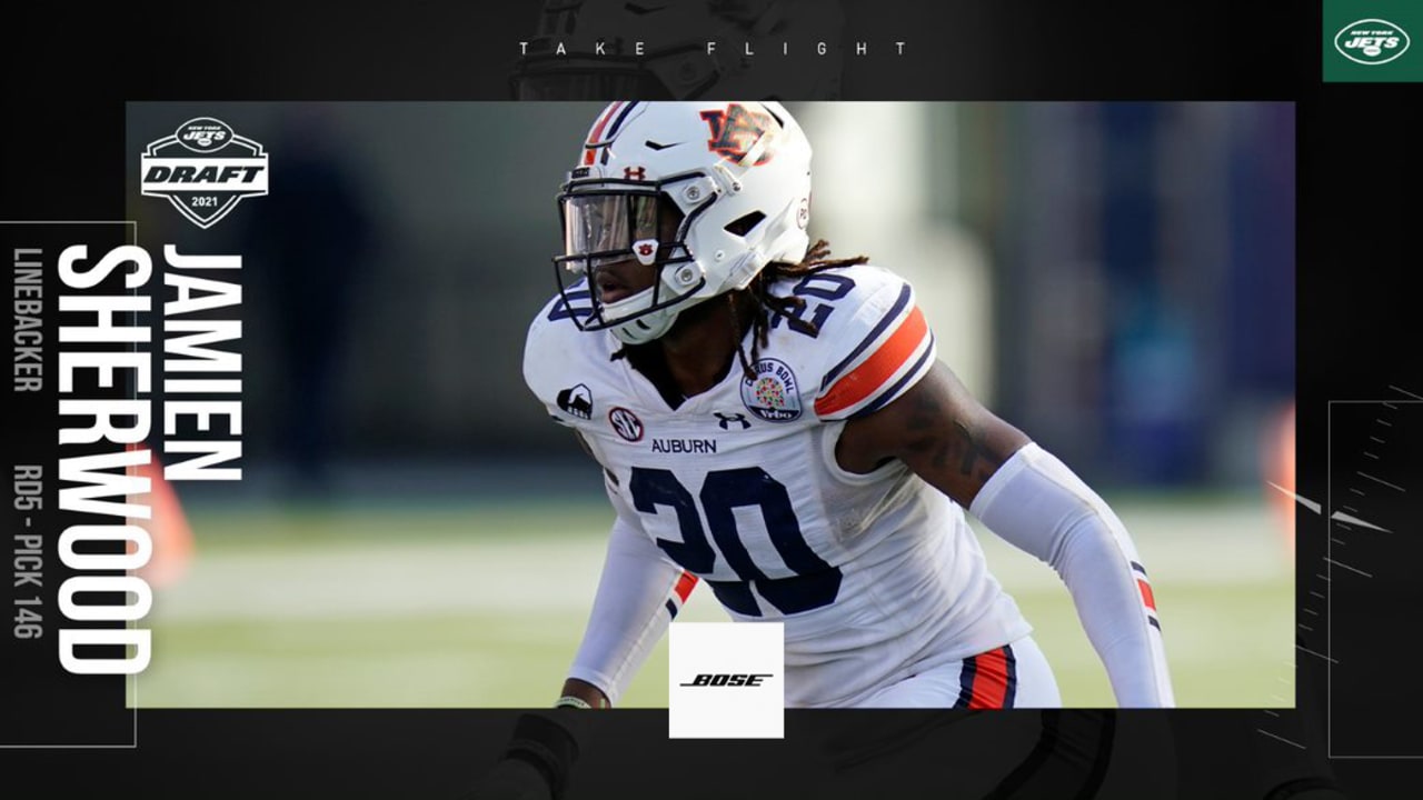 2021 Nfl Draft: Lb Jamien Sherwood, Auburn, Round 5, Pick 146