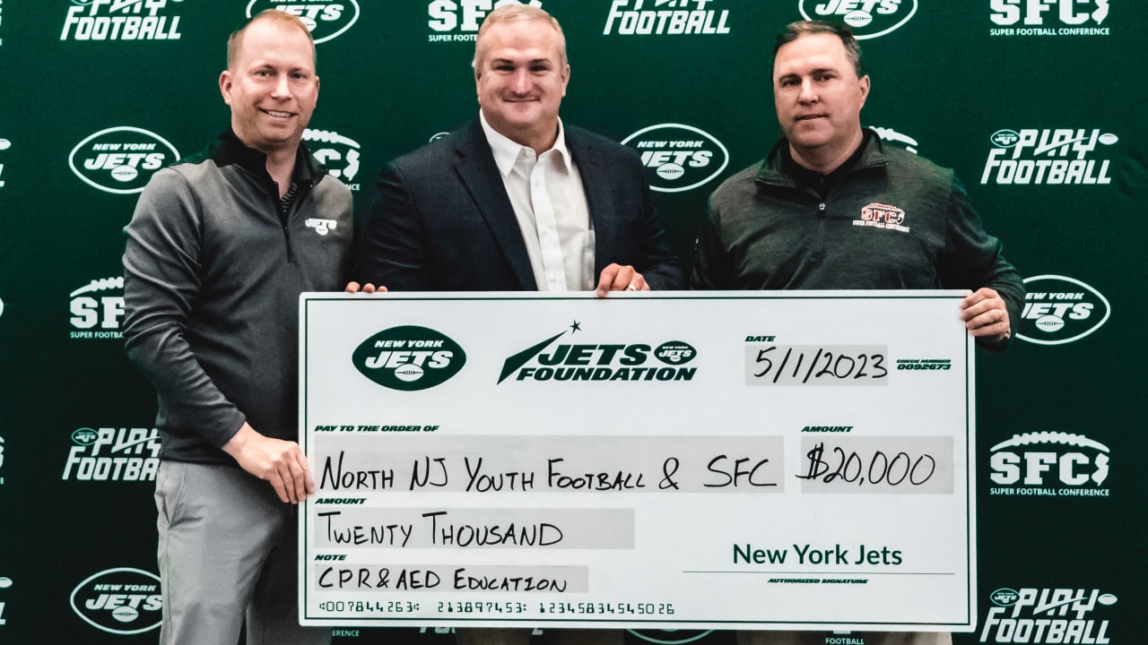 Jets and Atlantic Health System Announce Youth Football CPR and AED