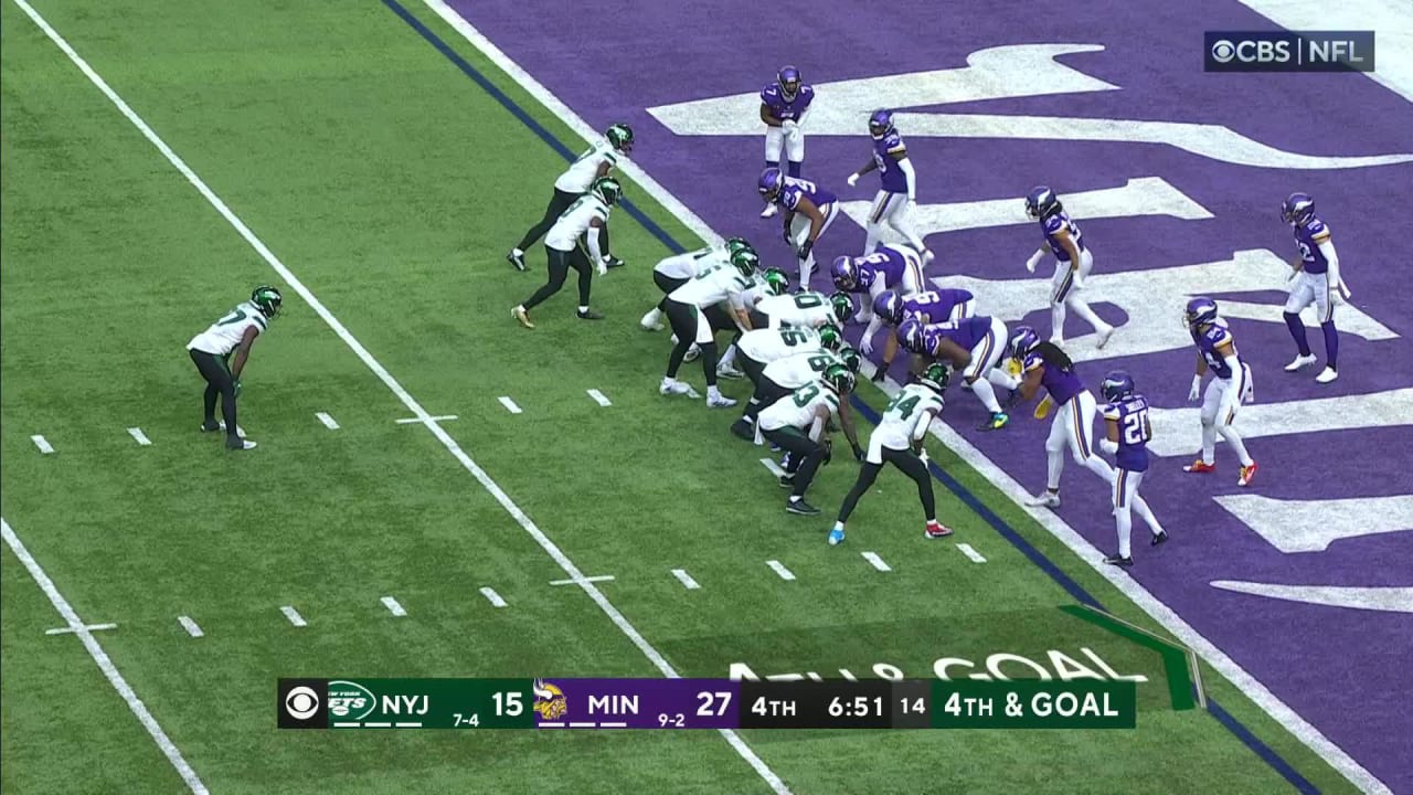 Highlight  Jets Offense Pushes Mike White In to the End Zone for a  Fourth-Down TD
