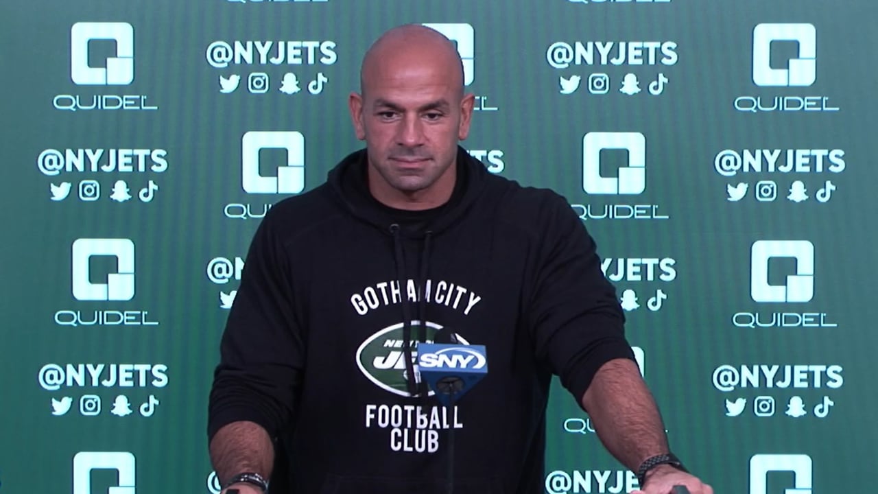 Robert Saleh Rookie Minicamp Day 2 Press Conference 