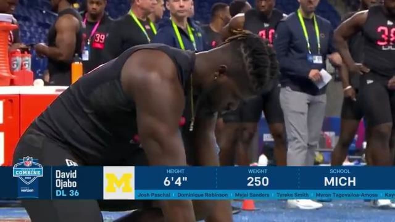 NFL Combine 2022: Fastest 40-yard dash times by edge rushers