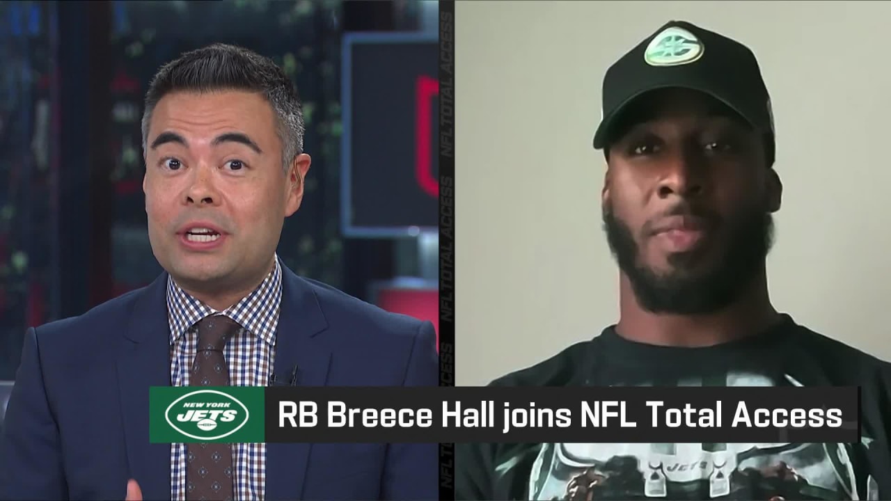 NFL Network Breece Hall Talks 2023 Jets, His Recover and More on NFL Total Access