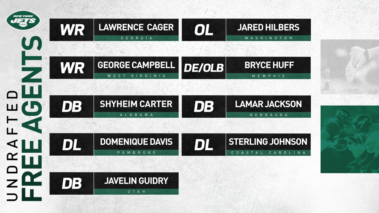 Jets Sign 9 Undrafted Free Agents