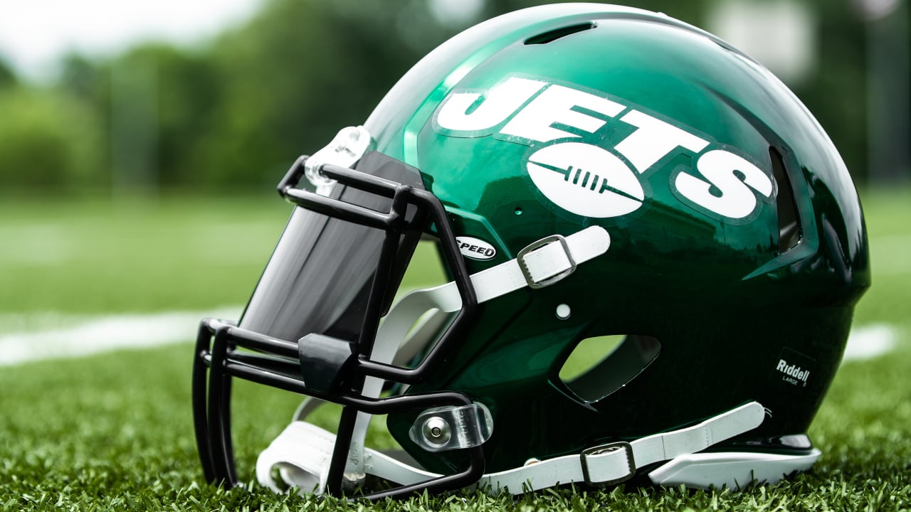 NEW YORK JETS SPEED CHROME 2018 MINI HELMET