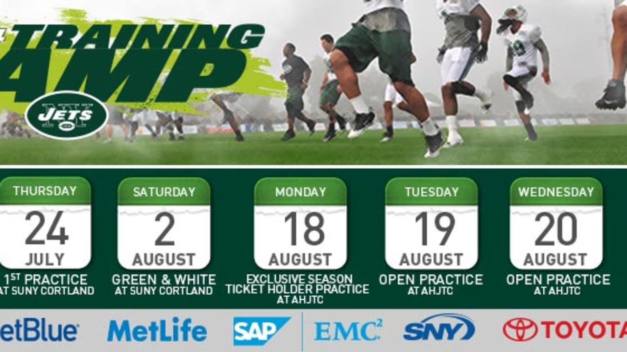 New York Jets Training Camp Returns - SUNY Cortland