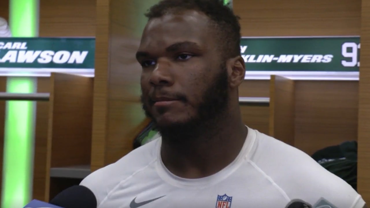 Jets Saleh, Franklin-Myers on 'terrible' roughing the passer