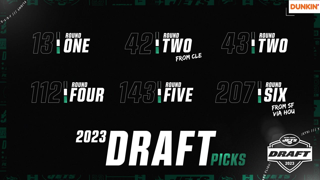Jets will have the 13th pick in the 2023 draft