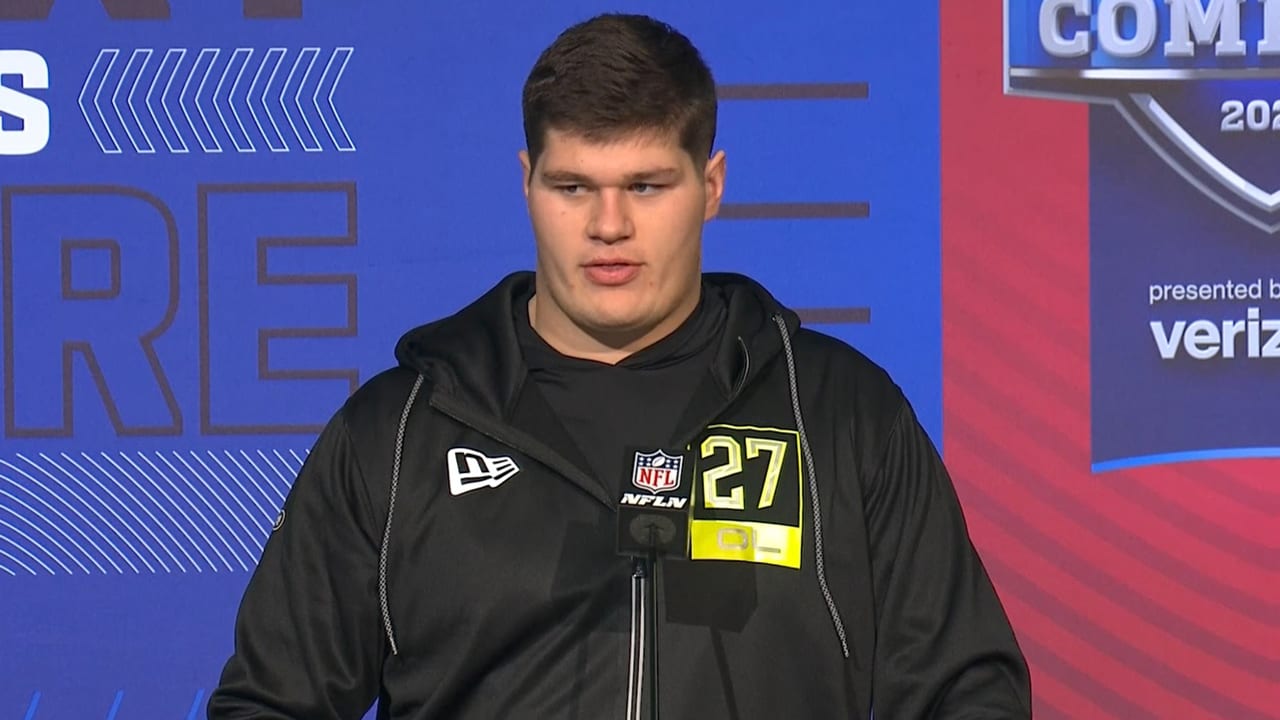 OL Tyler Linderbaum (Iowa) NFL Combine Press Conference