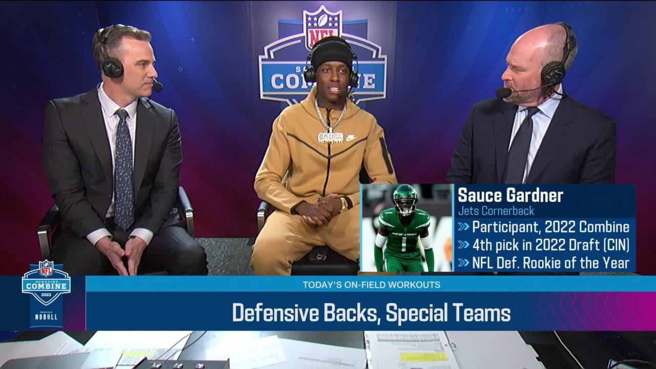 Sauce Gardner Joins Rich Eisen, Daniel Jeremiah during 2023 NFL Combine