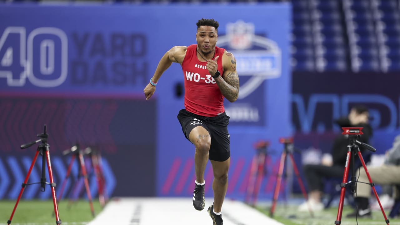 2023 NFL Combine Highlights Top 5 Fastest 40Yard Dash Runs by Wide