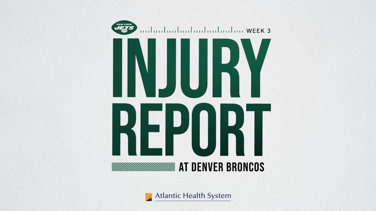 Week 3 Injury Report