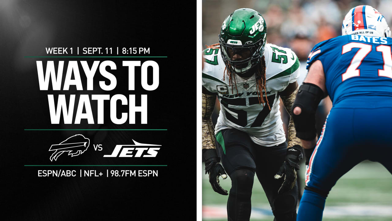 Buffalo Bills - New York Jets: Game time, TV Schedule and where to watch  the Week 1 NFL Game