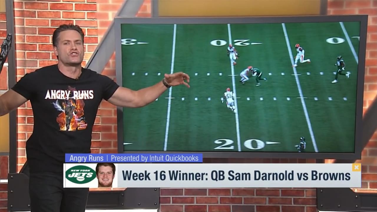 GMFB Sam Darnold Named Week 16 Angry Runs Winner