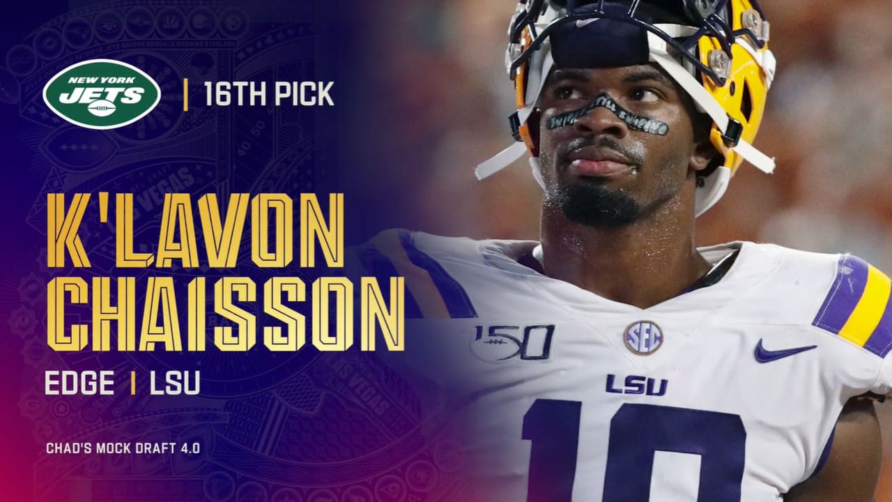 Jets Trade and Select LSU EDGE K'Lavon Chaisson in Chad Reuter's