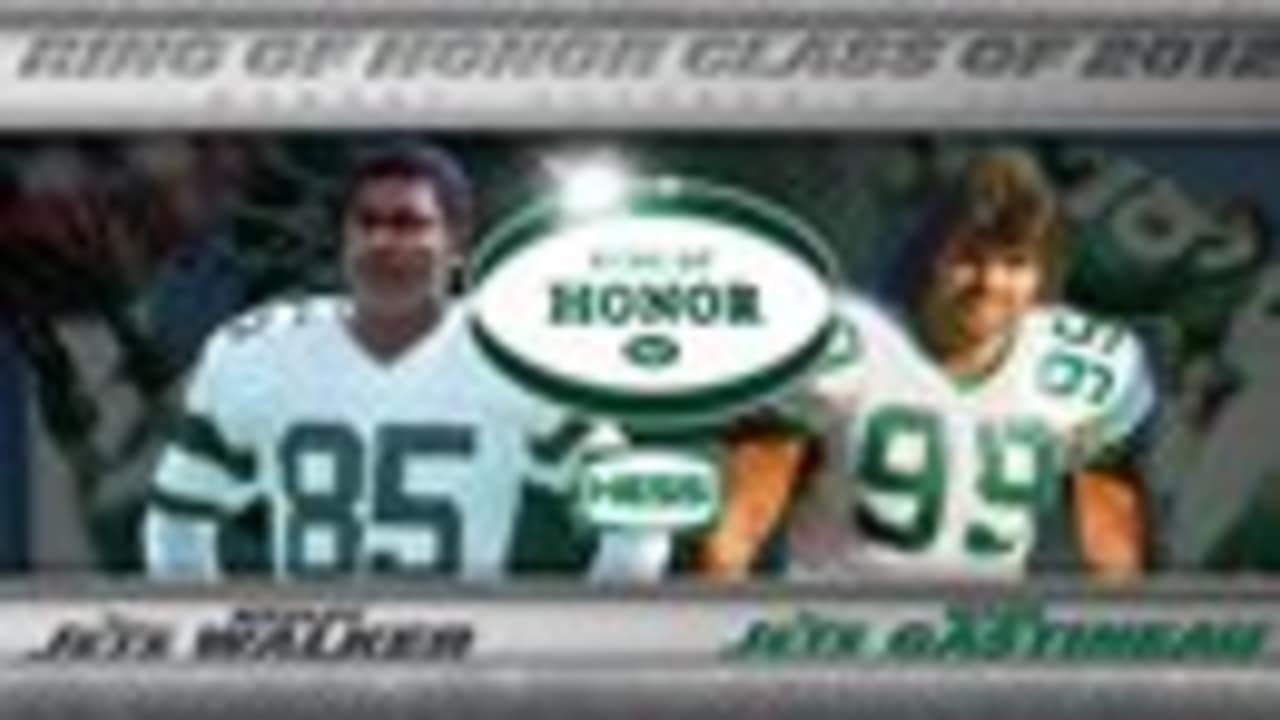 Wesley Walker # 85 and Mark Gastineau # 99