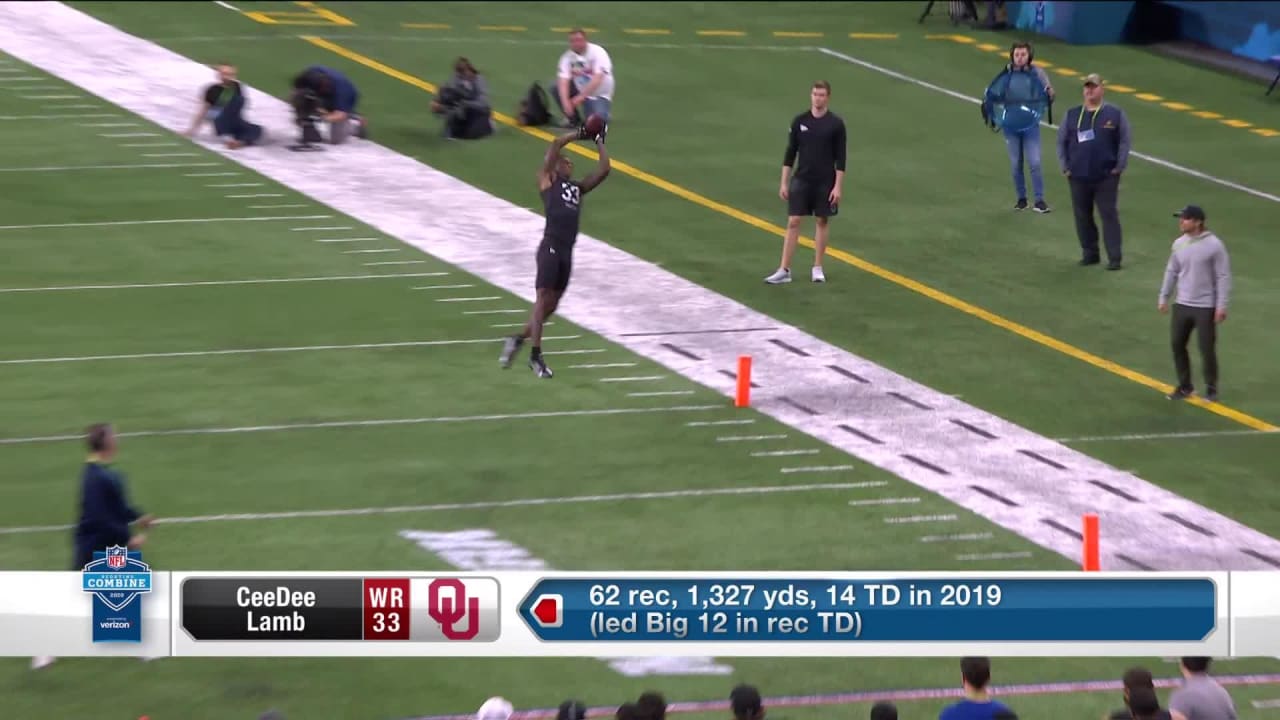 Oklahoma's CeeDee Lamb puts on a show at NFL combine